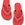 Indosole Essentials Flip Flops Women Coral – Eco-Friendly Recycled Tire Sandals for Women
