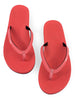 Indosole Essentials women coral flip flops eco friendly recycled tire sandals lightweight durable footwear