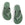 Indosole Essentials Flip Flops Women Leaf – Eco-Friendly Recycled Tire Sandals for Women