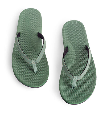 Indosole Essentials Women Leaf flip flops eco friendly recycled tire sandals for women