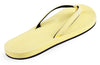 Indosole women yellow flip flops eco friendly recycled tire sandals comfortable and durable