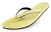Indosole women yellow flip flops eco friendly recycled tire sandals comfortable and durable