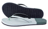 Indosole Women’s Color Block Flip Flops in Light Leaf eco-friendly casual sandals