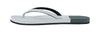 Indosole Women’s Color Block Flip Flops in Light Leaf eco-friendly casual sandals