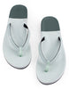 Indosole Women’s Color Block Flip Flops in Light Leaf eco-friendly casual sandals
