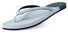 Indosole Women’s Color Block Flip Flops Light Shore Sea Salt eco-friendly sandals