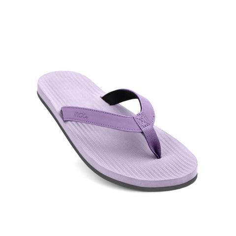 Indosole Women’s Essentials Flip Flops Purple Haze eco-friendly recycled tire sandals