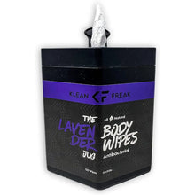 Klean Freak body wipes the filler lavender scented personal care wipes