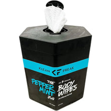 Klean Freak body wipes peppermint refreshing and convenient personal wipes