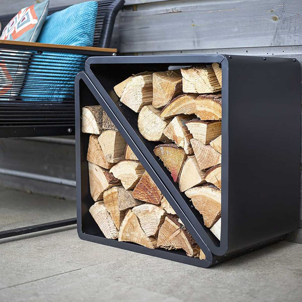 Spanish. Log Store La Hacienda Madeira Log Store | Outdoor Firewood Storage – Riah ...