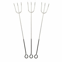 La Hacienda silver toasting fork set 3 piece durable BBQ accessory