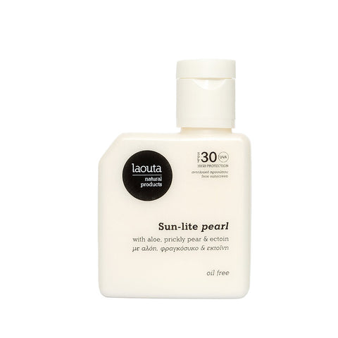 Laouta Sun-Lite Pearl natural sunscreen SPF lightweight face sun protection 50ml