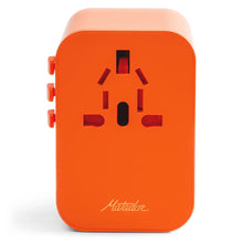 Matador global travel adapter forget-me-not orange universal power adapter