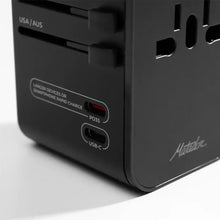 Matador global travel adapter universal international power adapter black
