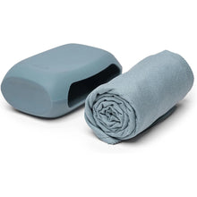 Matador NanoDry packable shower towel large slate blue ultra-light travel towel