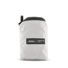 Matador Refraction packable duffle bag Arctic White lightweight travel bag