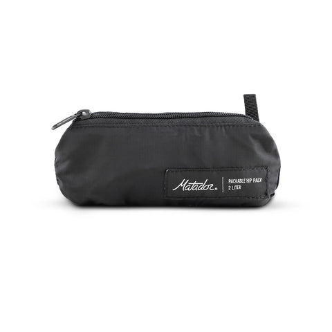 Matador Refraction packable sling bag black lightweight travel bag