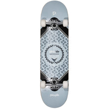 Playlife Heavy Metal Silver Skateboard durable pro deck for street and park skating performance