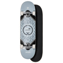 Playlife Heavy Metal Silver Skateboard durable pro deck for street and park skating performance