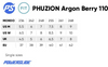 Powerslide PHUZION Argon Berry 110 high performance urban inline skates