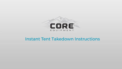 CORE EQUIPMENT 9-Person Instant Cabin Tent (14' x 9') – Grey/Green, Spacious Family Camping