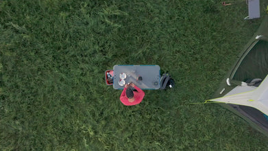 CORE EQUIPMENT 4-Foot FlexRail Outdoor Camp Table – Portable Camping & Tailgating Table