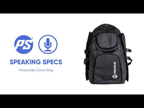 Powerslide Circuit Bag Black – Durable Skating Backpack with Spacious Storage