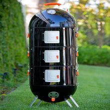 ProQ Frontier 4.0 charcoal smoker for backyard BBQ