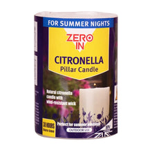 STV Citronella pillar candle for long-lasting mosquito repellent