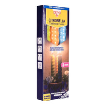 STV citronella table top flares 3-pack mosquito repellent