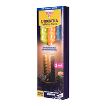 STV citronella table top flares 3-pack mosquito repellent