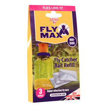 STV fly catcher bait refill sachet 3 pack for outdoor fly traps