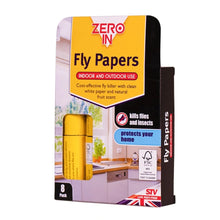 STV Fly Papers FSC 8-Pack natural fly control strips