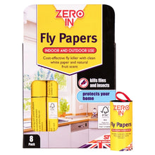 STV Fly Papers FSC 8-Pack natural fly control strips
