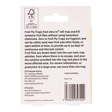 STV fruit fly trap refill twin pack for effective home and kitchen fly control
