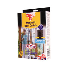 STV magnetic doorway curtain for hands-free entry and insect protection