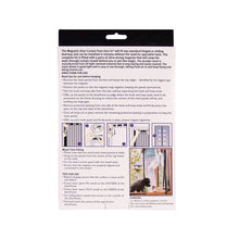 STV magnetic doorway curtain for hands-free entry and insect protection
