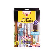STV magnetic doorway curtain for hands-free entry and insect protection