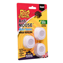 STV mini-sonic mouse repellent 3-pack ultrasonic rodent deterrent
