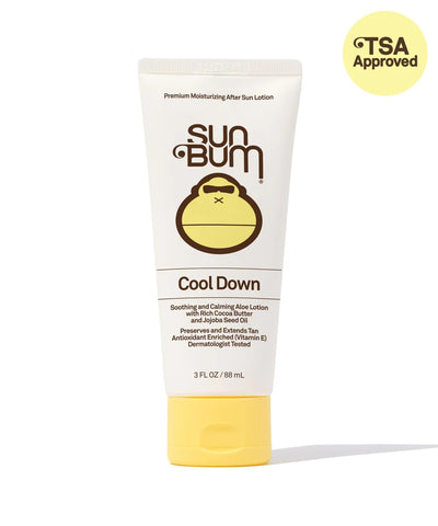 Sun Bum After Sun Cool Down Lotion 3 oz aloe vera moisturizer for soothing sunburn and hydrating skin