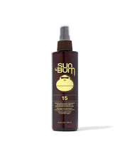 Sun Bum Premium Browning Oil SPF 15 bottle for natural deep tanning