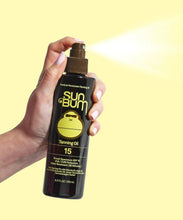 Sun Bum Premium Browning Oil SPF 15 bottle for natural deep tanning