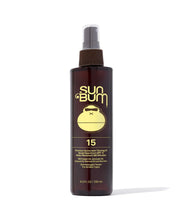 Sun Bum Premium Browning Oil SPF 15 bottle for natural deep tanning