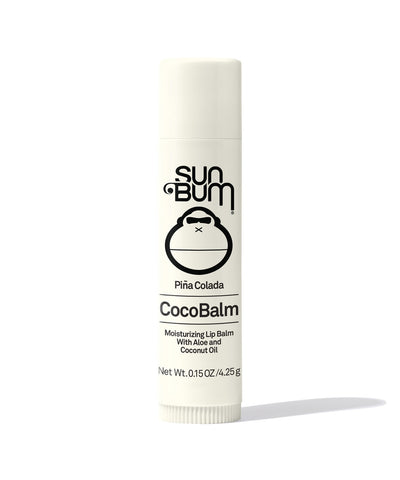 Sun Bum CocoBalm lip balm Pina Colada flavor with coconut oil moisturizing lip care 0.15 oz