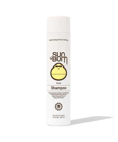 Sun Bum Curls and Waves Shampoo 10 oz hydrating shampoo for curly and wavy hair