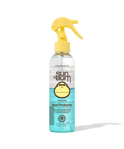 Sun Bum Heat Protector 6 oz UV and heat protection hair spray for smooth frizz free hair