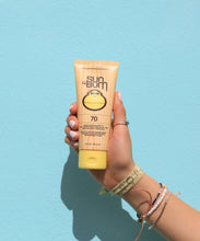 Sun Bum Original Sunscreen Lotion SPF 70 with broad spectrum UVA UVB protection water resistant 3 oz bottle