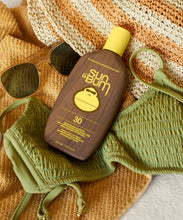 Sun Bum Original Sunscreen Lotion SPF 30 with broad spectrum UVA UVB protection in 8 oz bottle