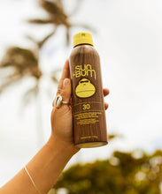 Sun Bum Original Sunscreen Spray SPF 30 with broad spectrum UVA UVB protection 6 oz bottle