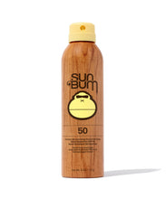Sun Bum Original Sunscreen Spray SPF 50 broad spectrum UVA UVB water resistant 6 oz bottle